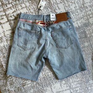 501 Levi’s ORIGINAL FIT MEN'S 9" SHORTS Desert Cactus Embroidered Stitched NEW